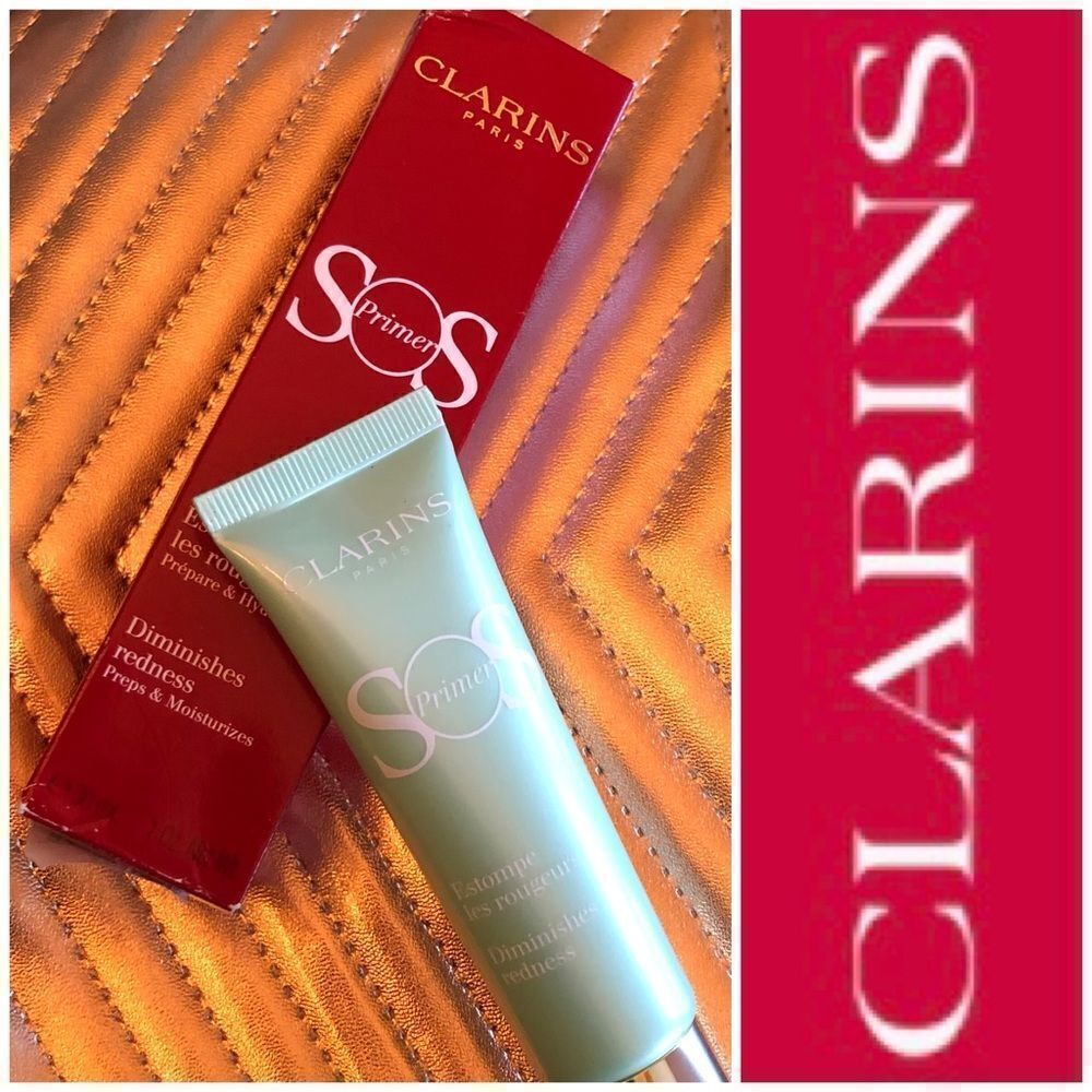 CLARINS - NWT - SOS Primer in Green (04). Corrects Redness. 1 oz/Non-Perfect Box